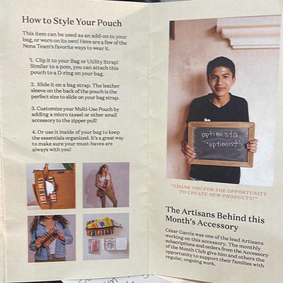 Nena and Company multi use pouch - Picture 8 of 10